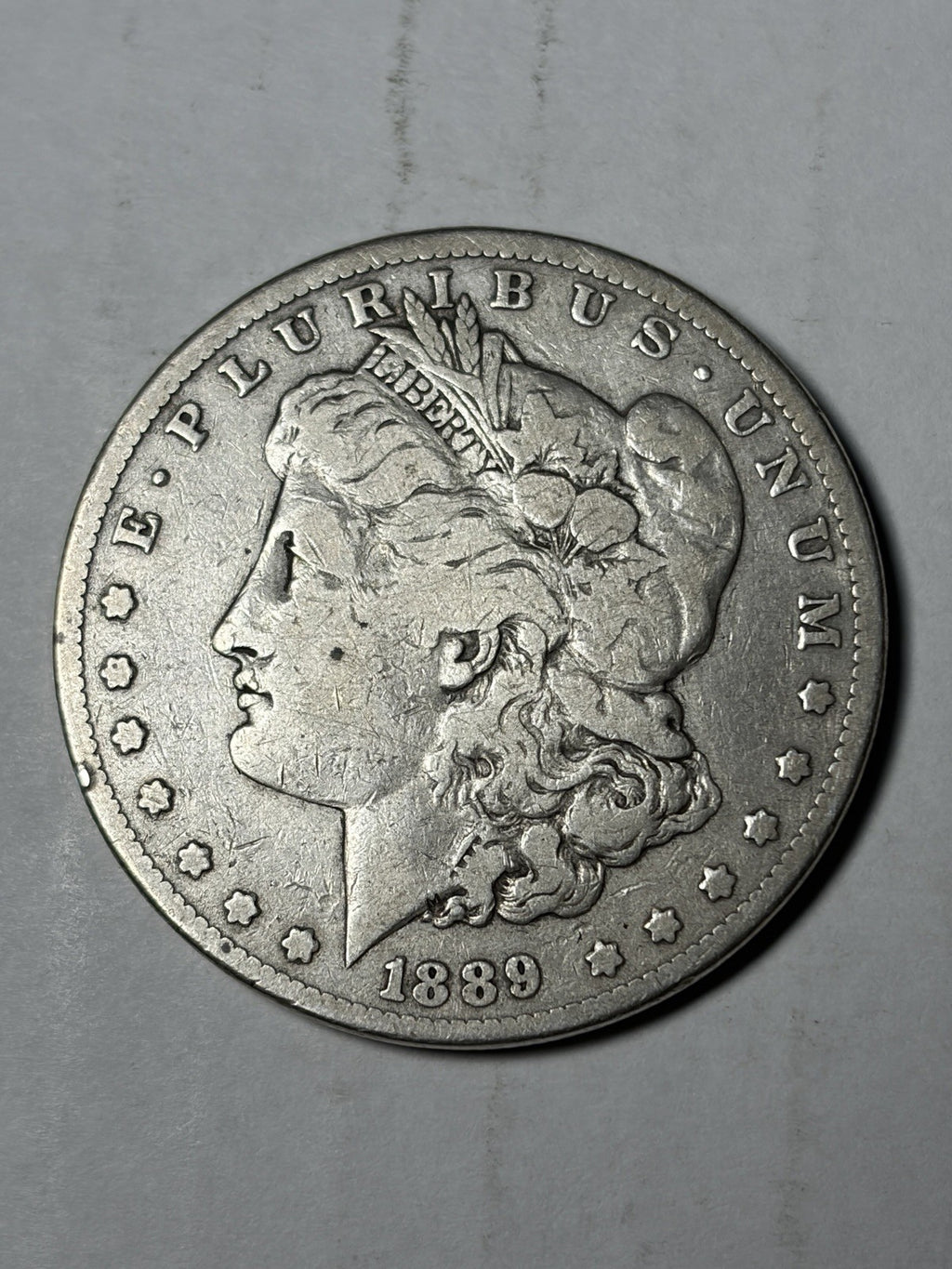 1889-CC Morgan Silver Dollar Details