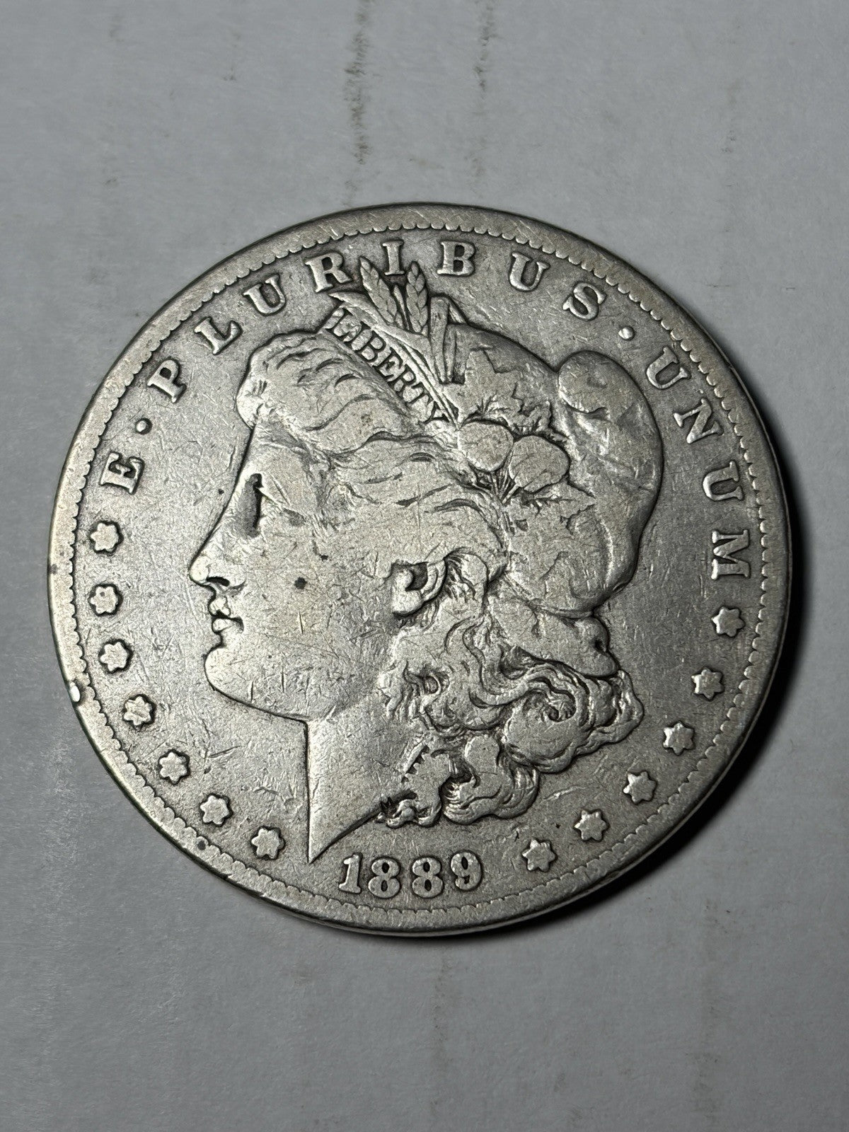 1889-CC Morgan Silver Dollar Details