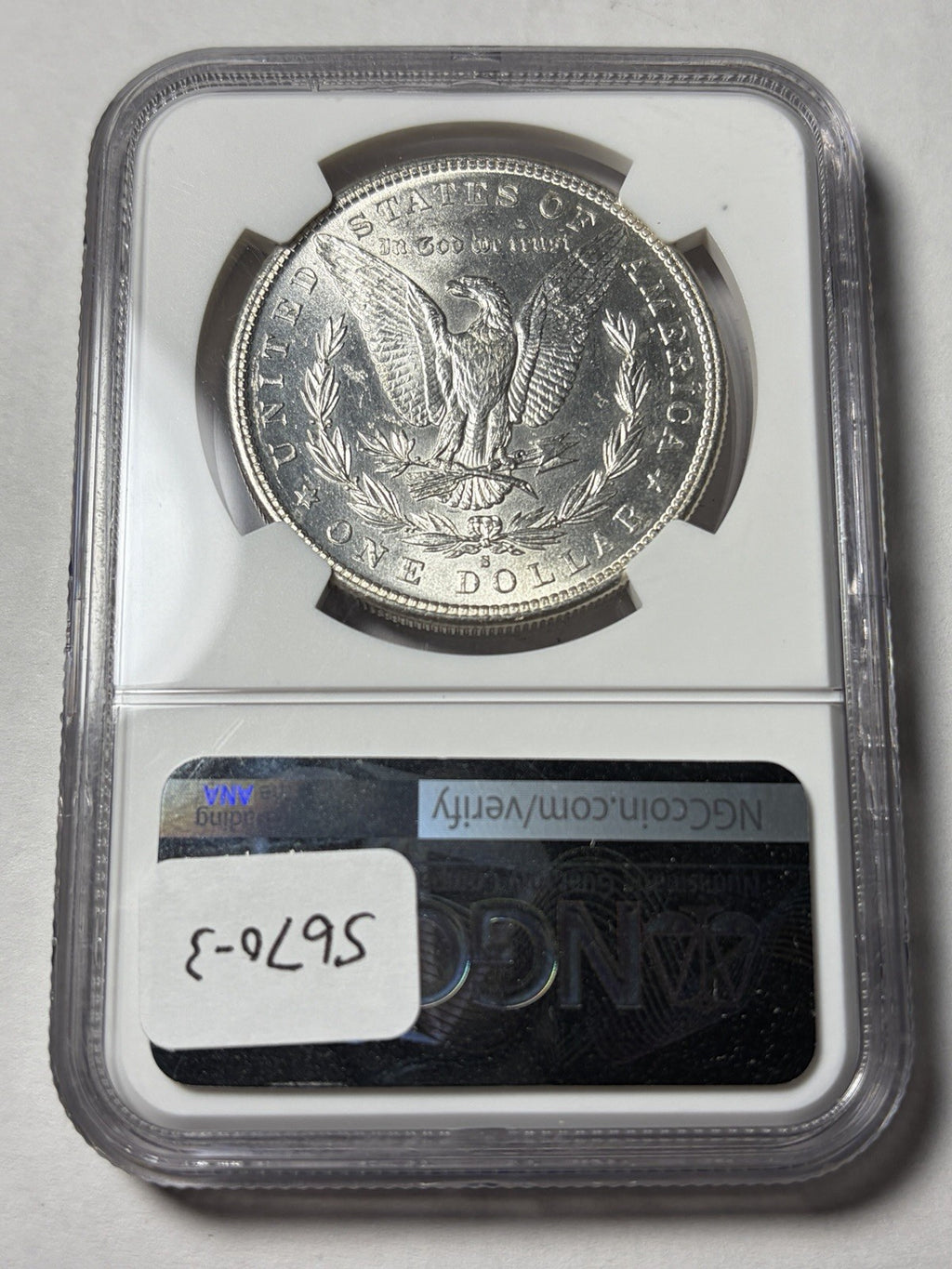 1885-S NGC UNC Details Morgan Silver Dollar