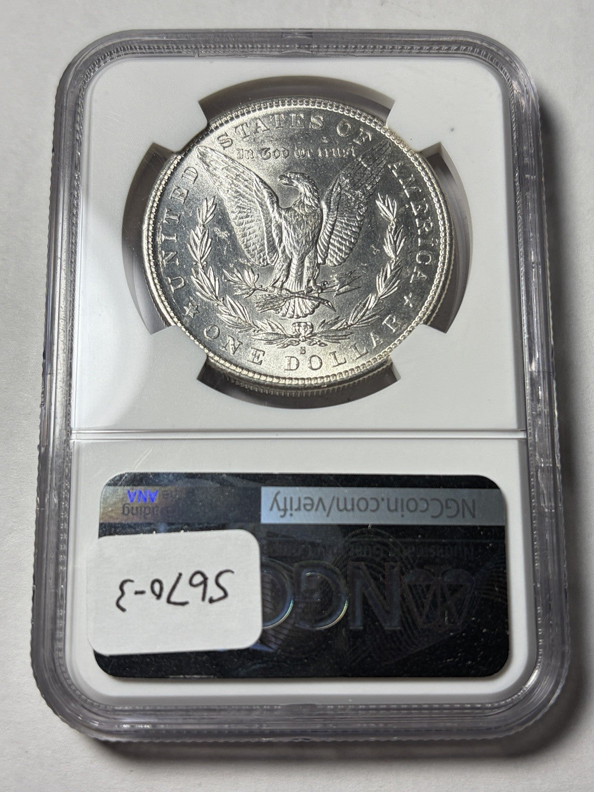 1885-S NGC UNC Details Morgan Silver Dollar