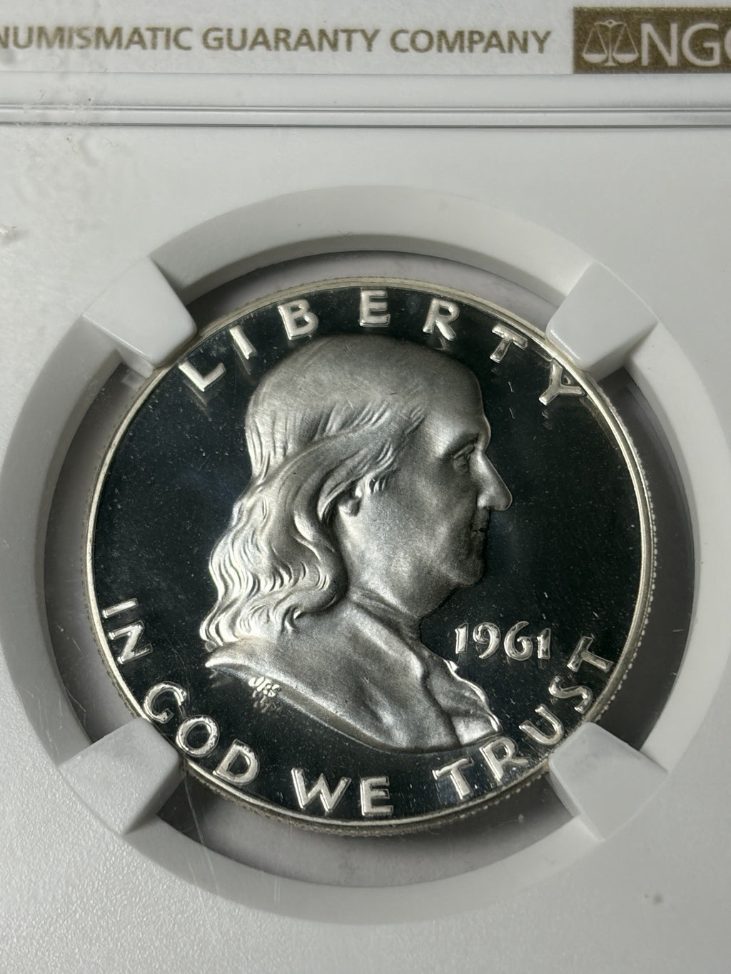 1961 NGC PF68 Ultra Cameo Franklin Half Dollar Registry Grade