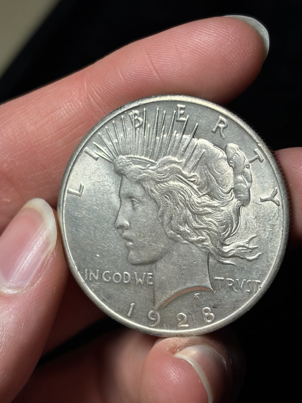 1928 Peace Silver Dollar