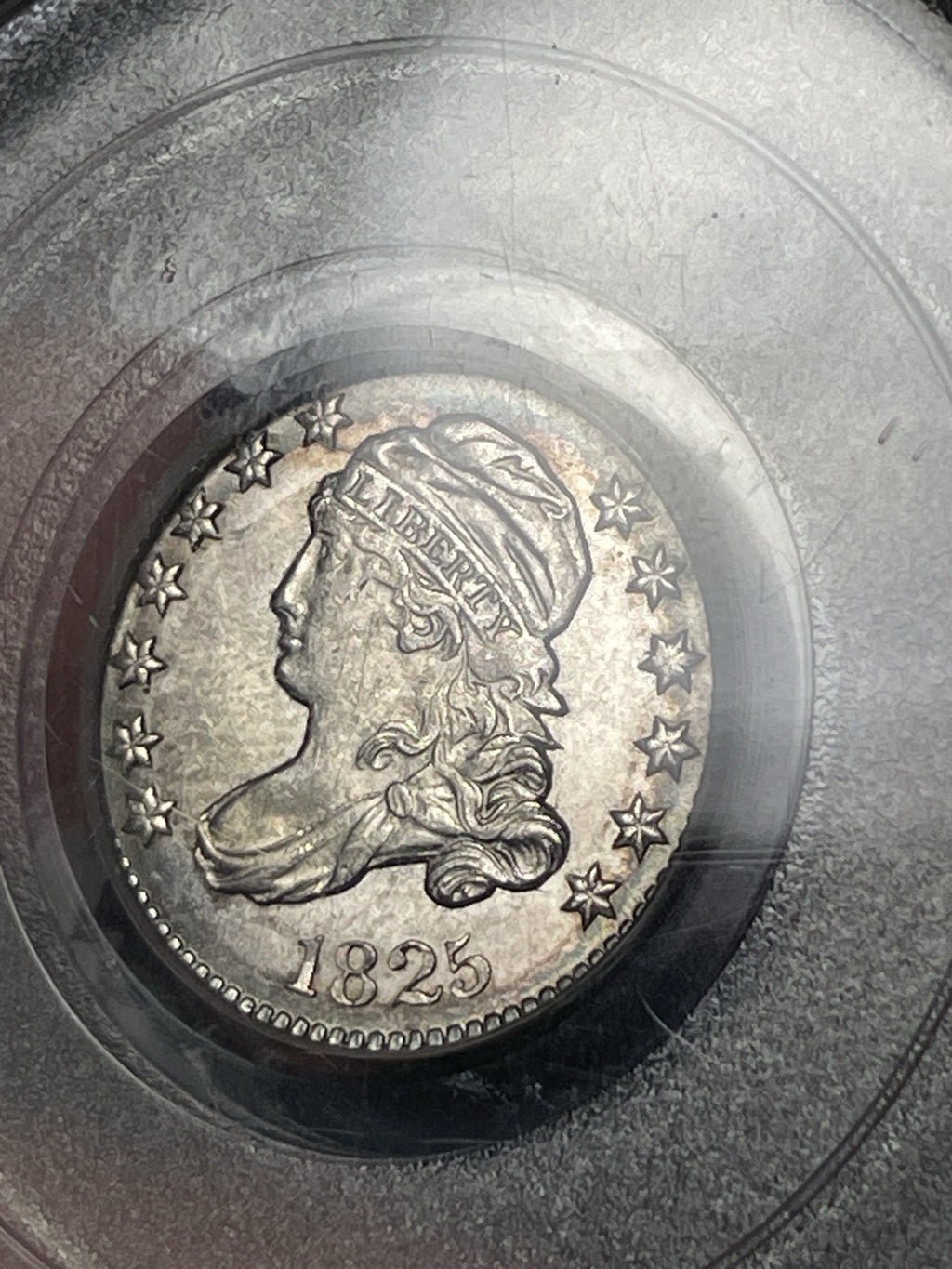 1825 PCGS MS62 Capped Bust Dime Old Green Holder