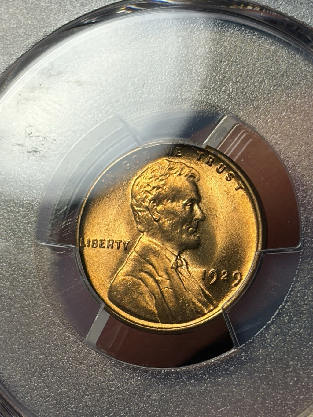 1929 PCGS MS67 RD Lincoln Wheat Cent Registry Grade