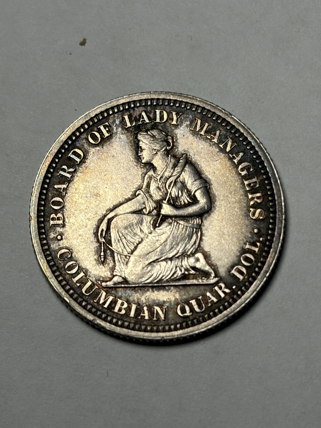 1893 Isabella Quarter Commemorative Toned