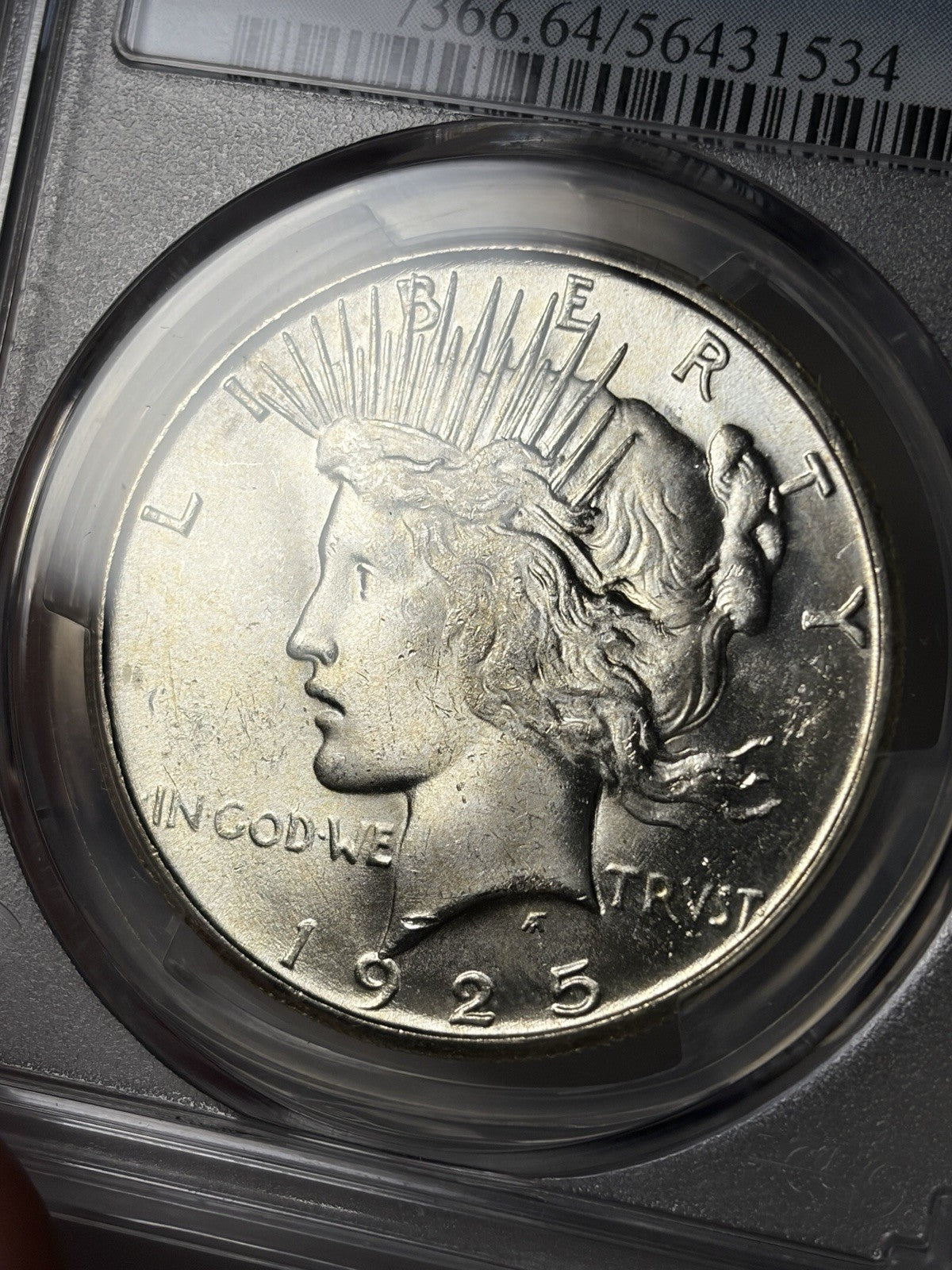 1925-S PCGS MS64 Peace Silver Dollar