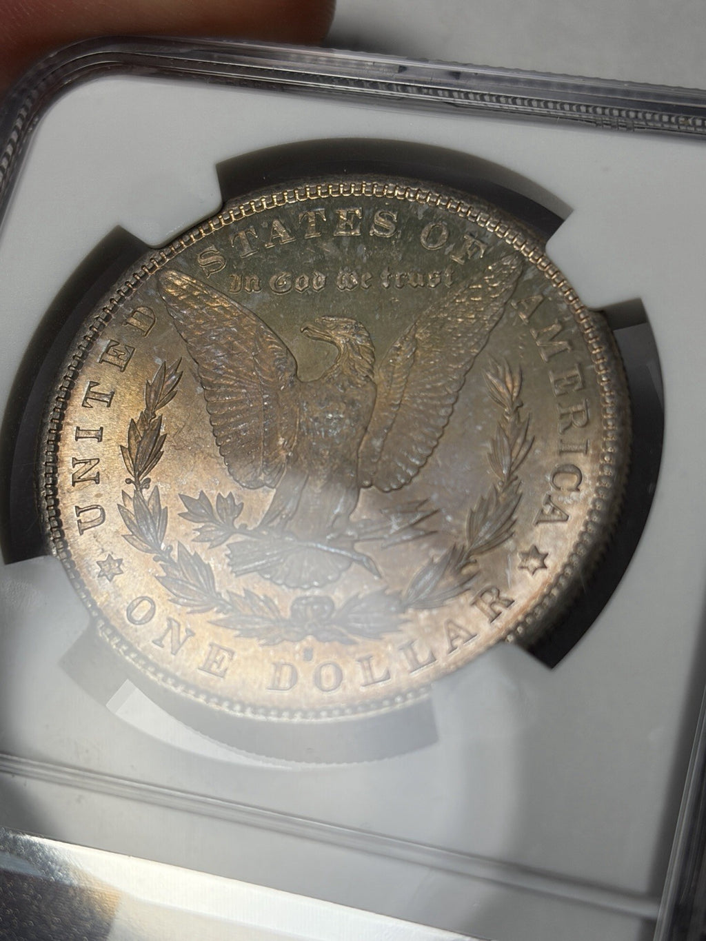 1880-S NGC MS66 Morgan Silver Dollar Toned