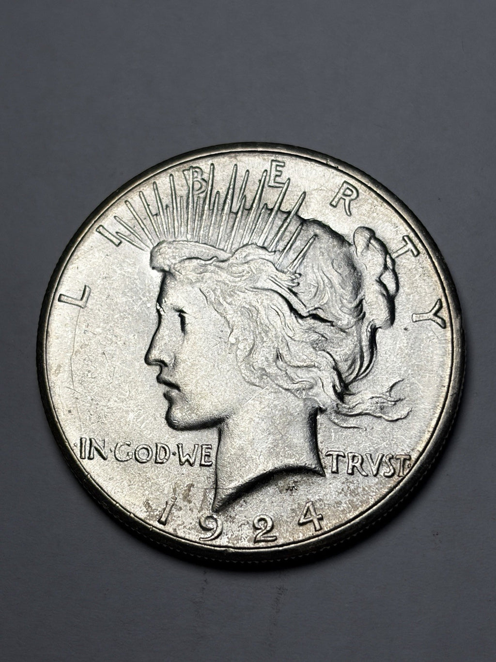 1924-S Peace Silver Dollar Uncirculated