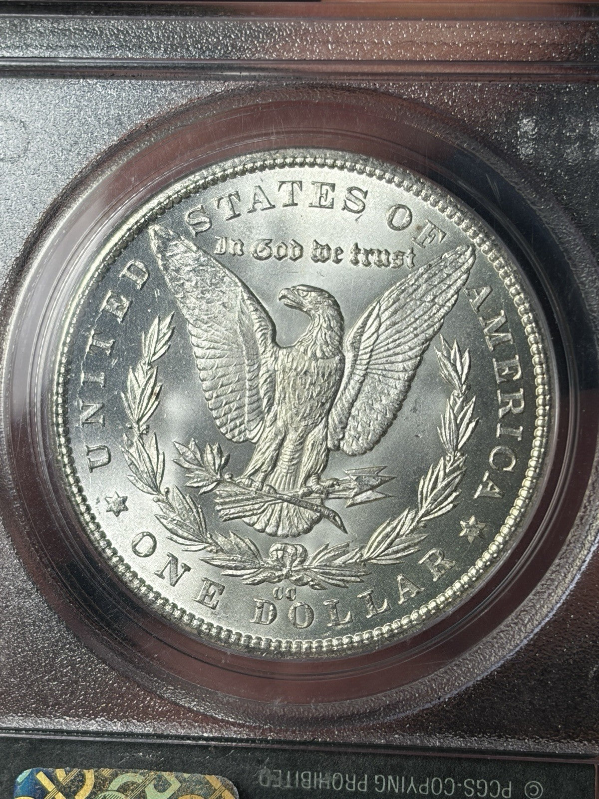 1881-CC PCGS MS64 CAC Morgan Silver Dollar Old Green Holder