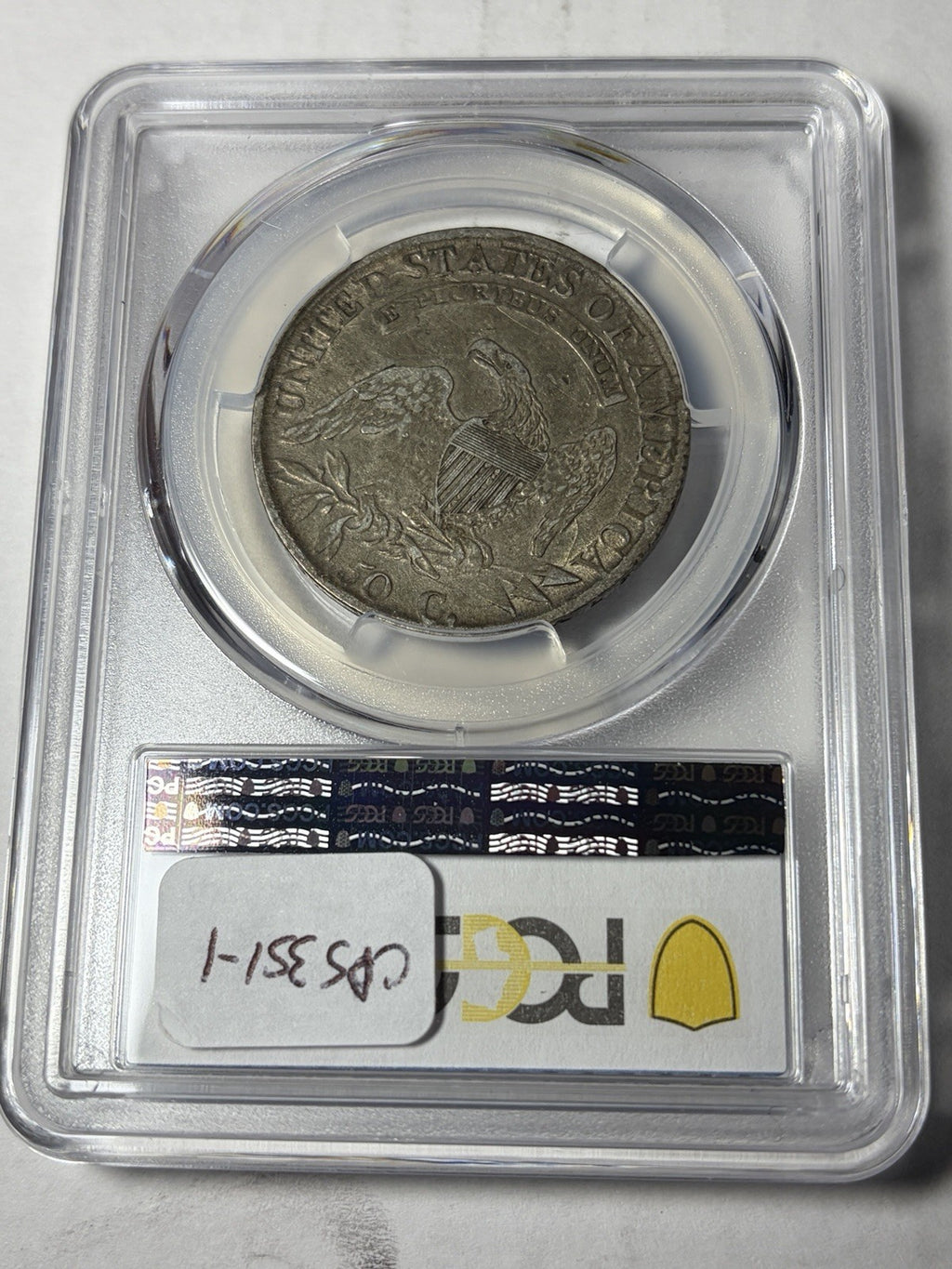1814 PCGS XF40 CAC Capped Bust Half Dollar O-102a Toned