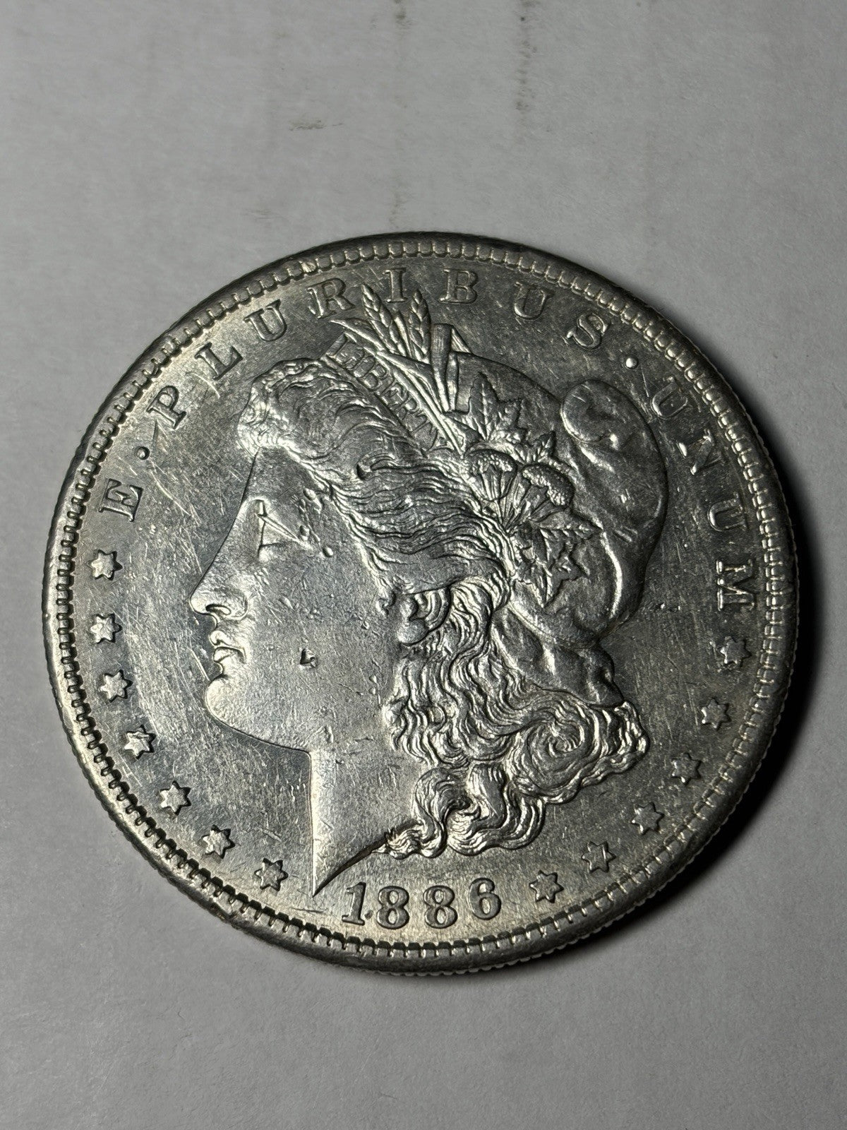 1886-S Morgan Silver Dollar Details