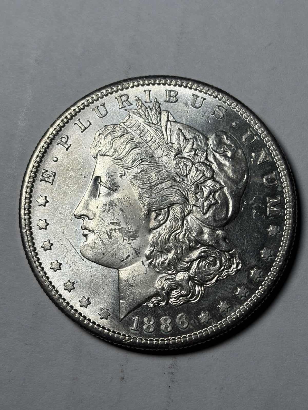 1886-S Morgan Silver Dollar Uncirculated