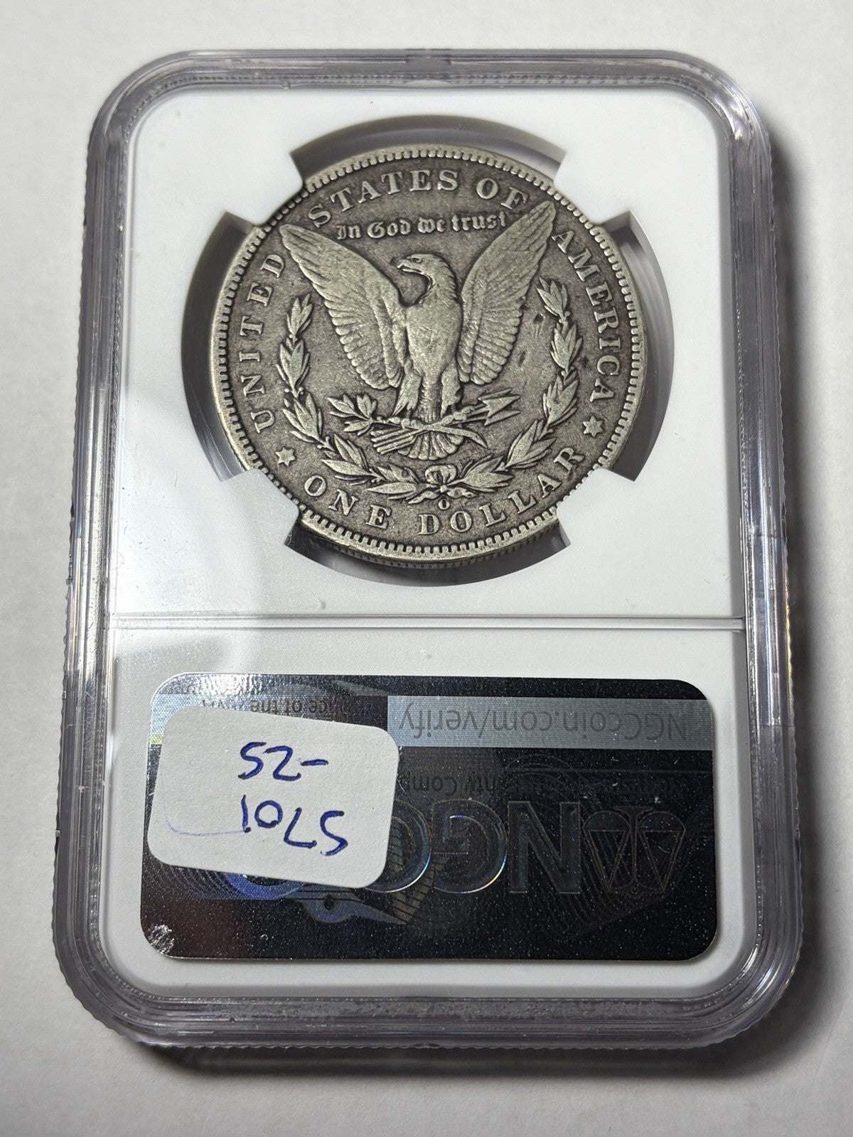 1895-O NGC F12 Morgan Silver Dollar