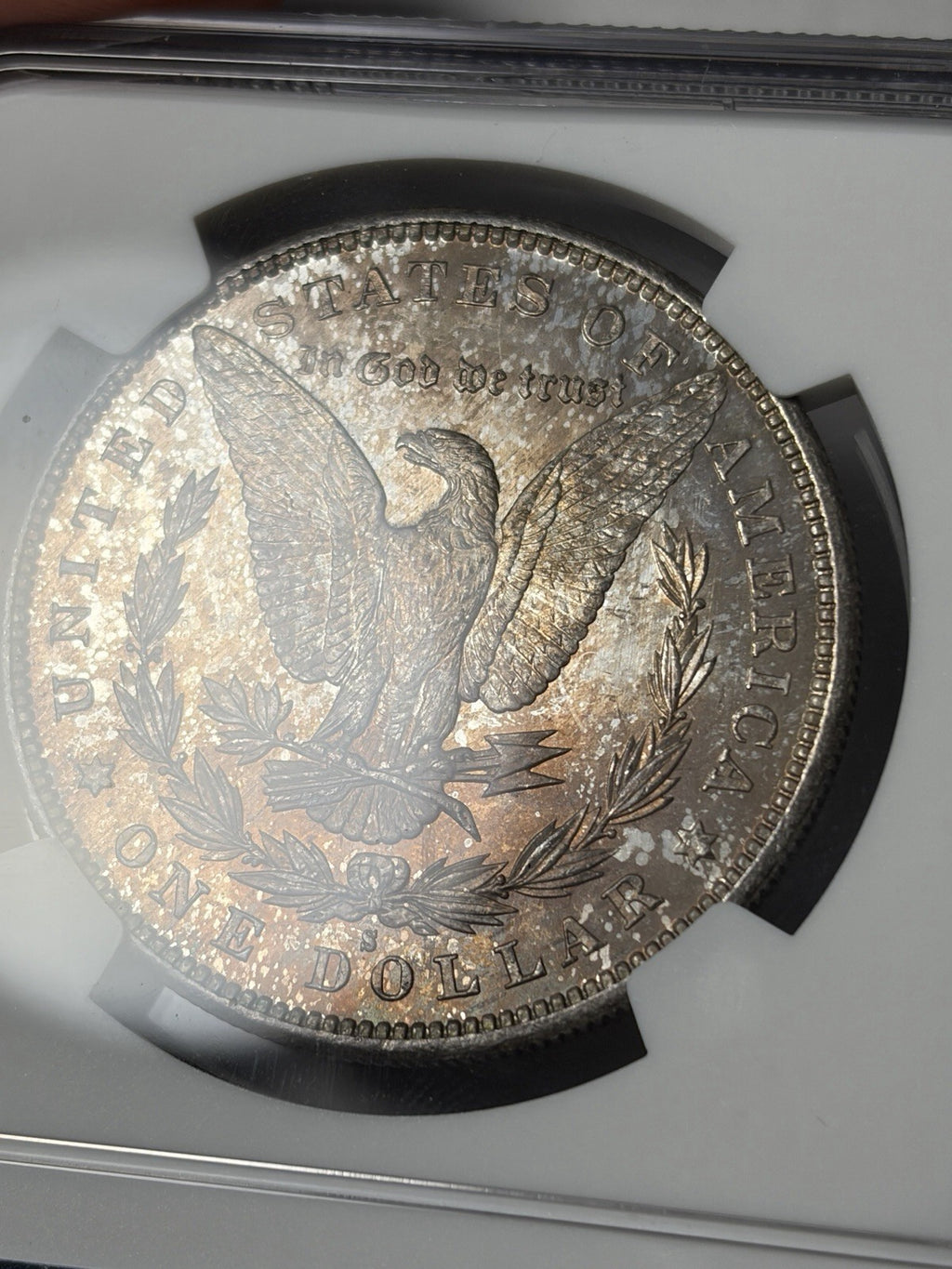 1879-S NGC MS65 Morgan Silver Dollar Toned