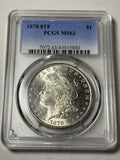 1878 8TF PCGS MS63 Morgan Silver Dollar