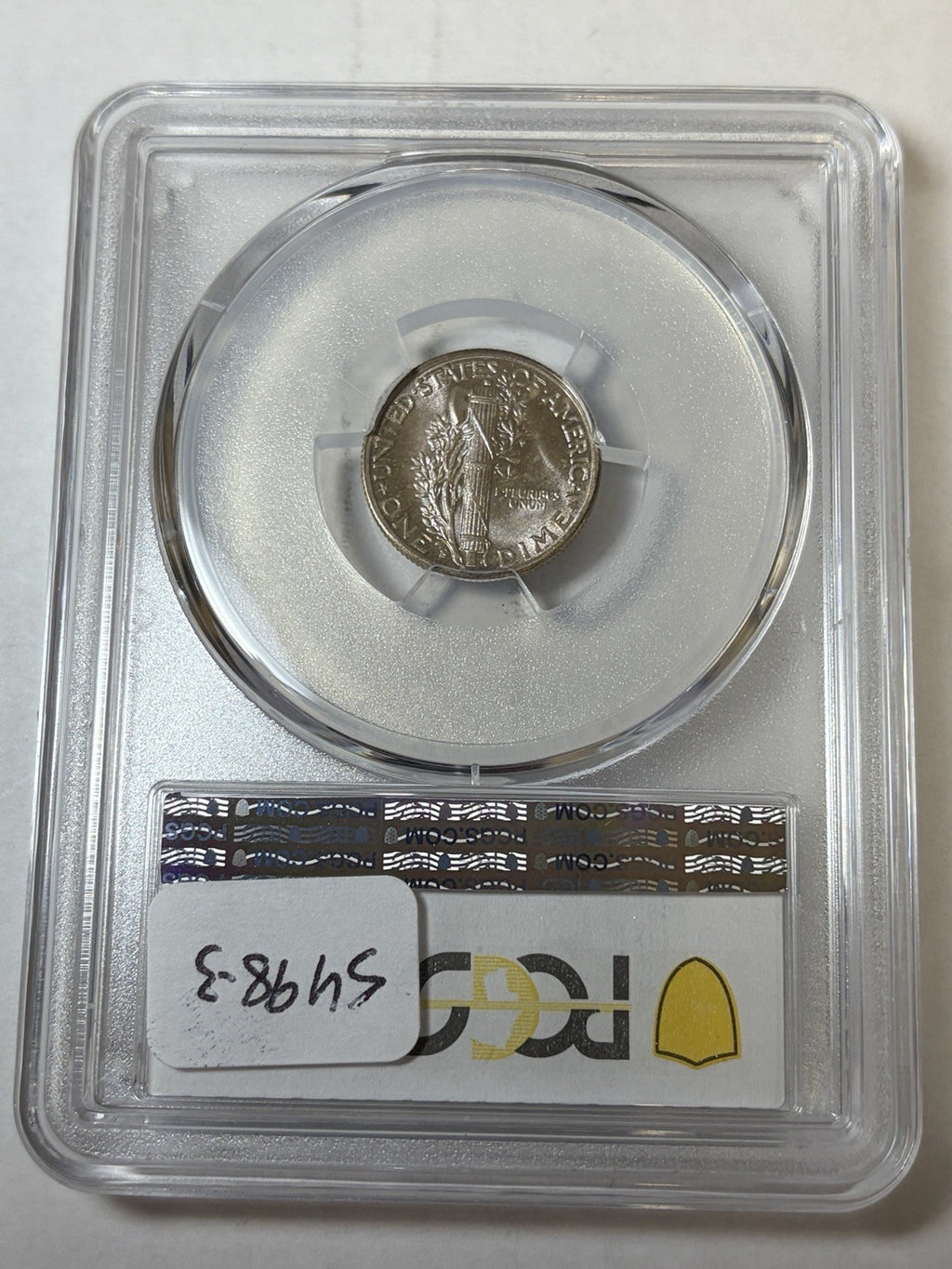 1943-S PCGS MS67 Mercury Dime Toned