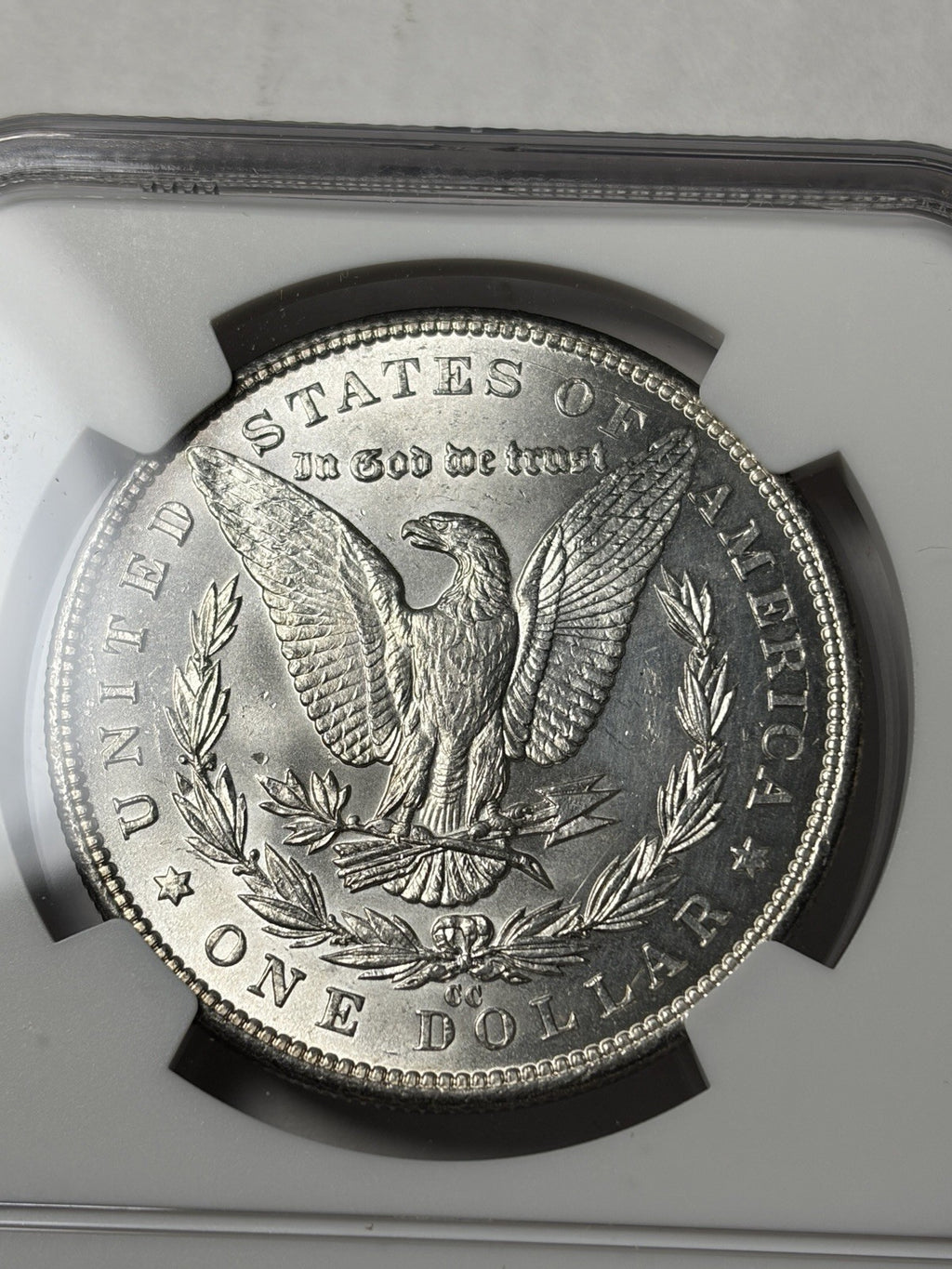1890-CC NGC Unc Details Morgan Silver Dollar