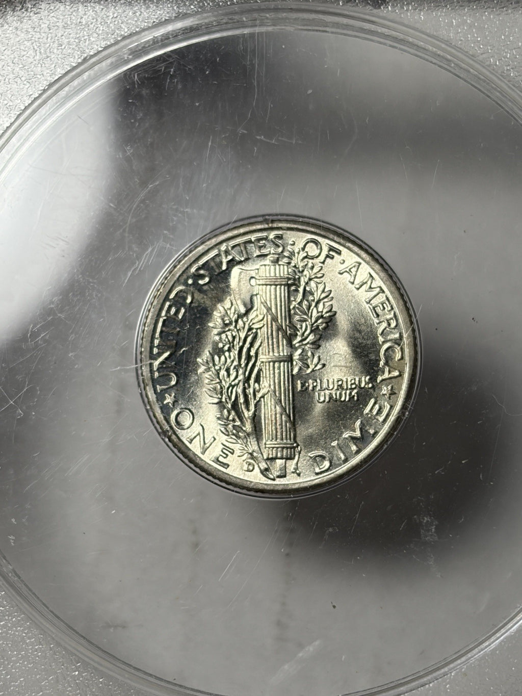 1944-D PCGS MS66 FB GOLD CAC Mercury Dime Rattler