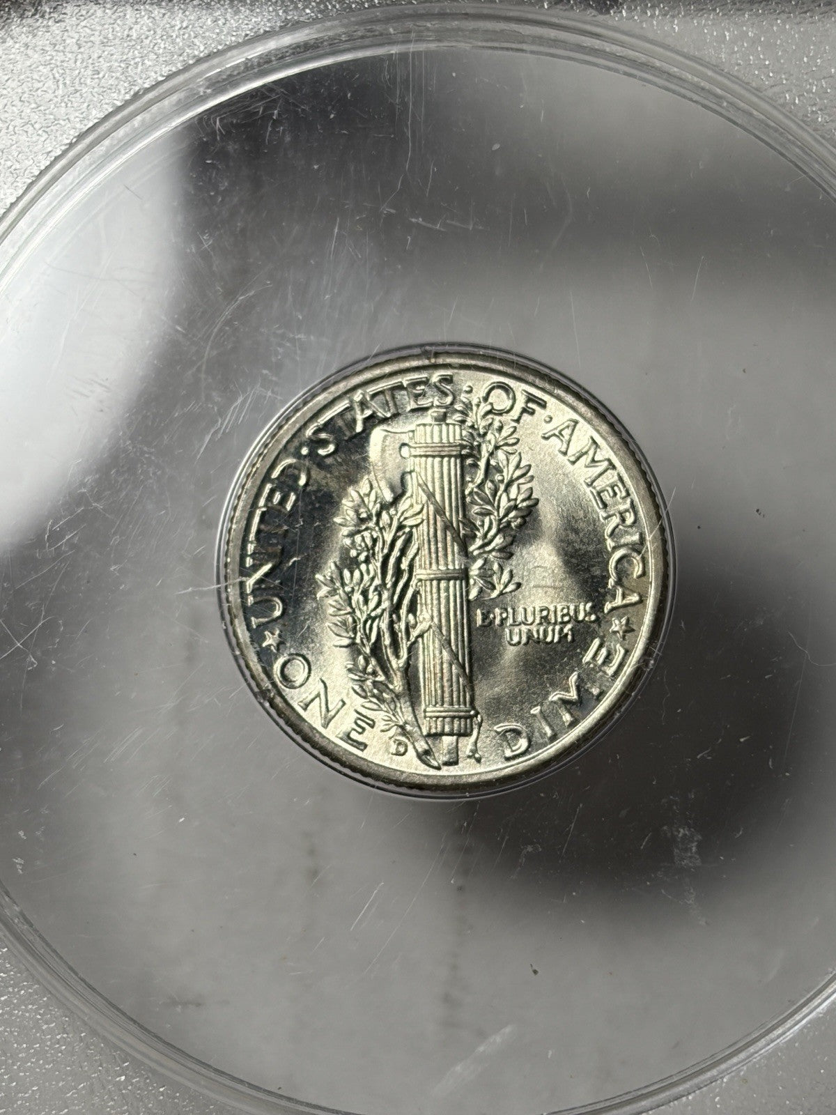 1944-D PCGS MS66 FB GOLD CAC Mercury Dime Rattler