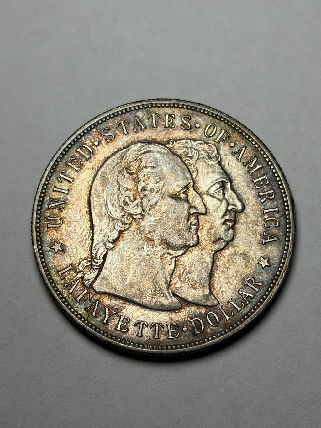 1900 Lafayette Silver Dollar Commemorative Toned