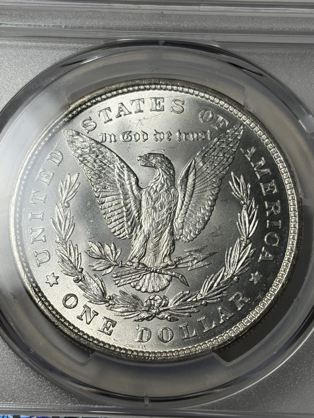 1878 8TF PCGS MS62 Morgan Silver Dollar VAM 2 Lines in LIB California Collection