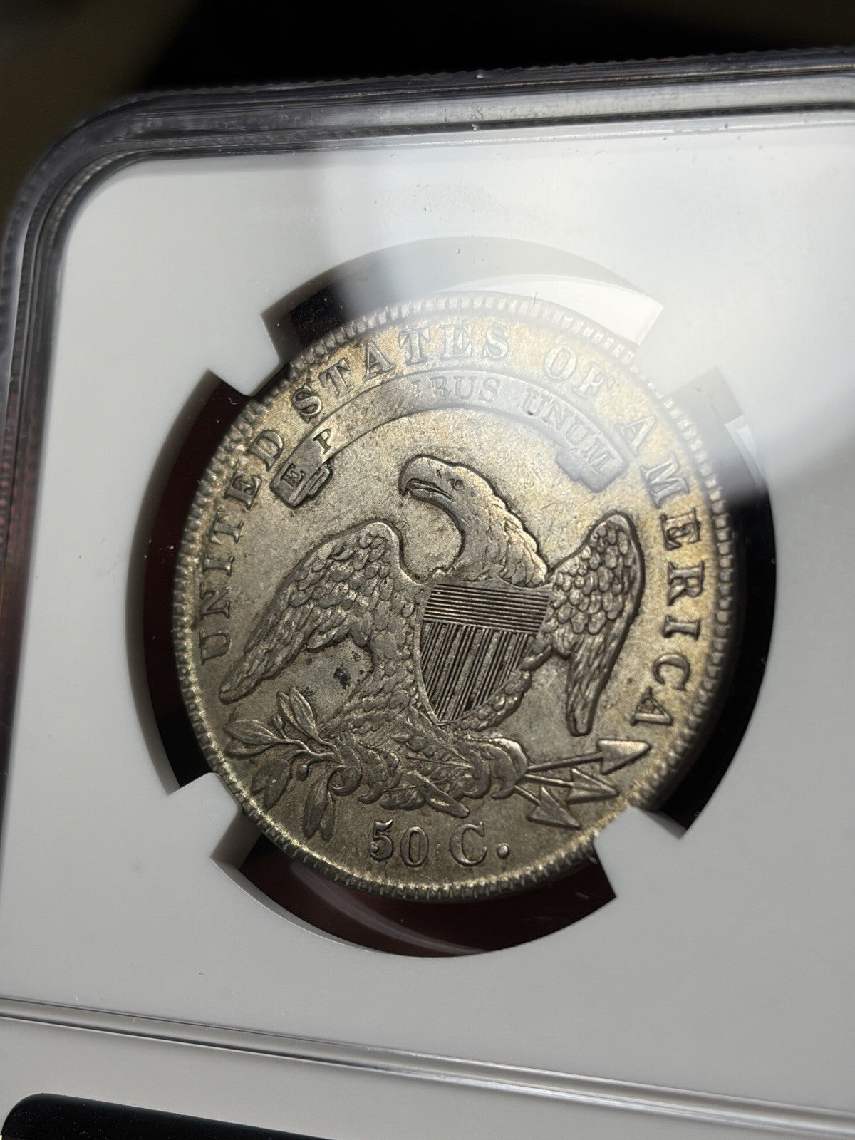 1836 NGC AU55 Capped Bust Half Dollar