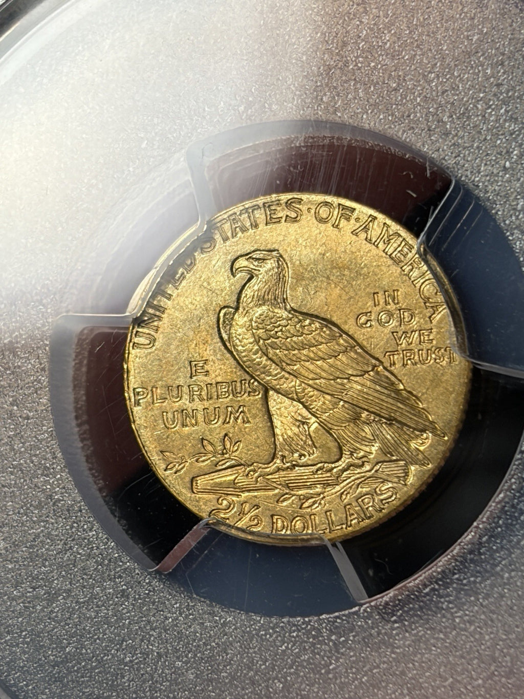 1911 PCGS MS64 Gold Indian $2.5 Quarter Eagle Toned Tougher Date