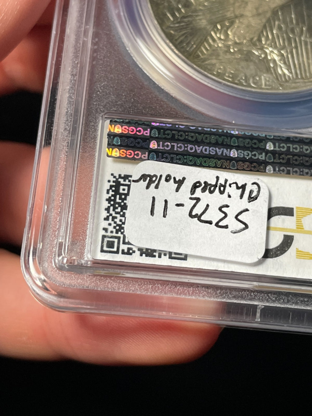 1921 PCGS MS64 Peace Silver Dollar Key Date Toned