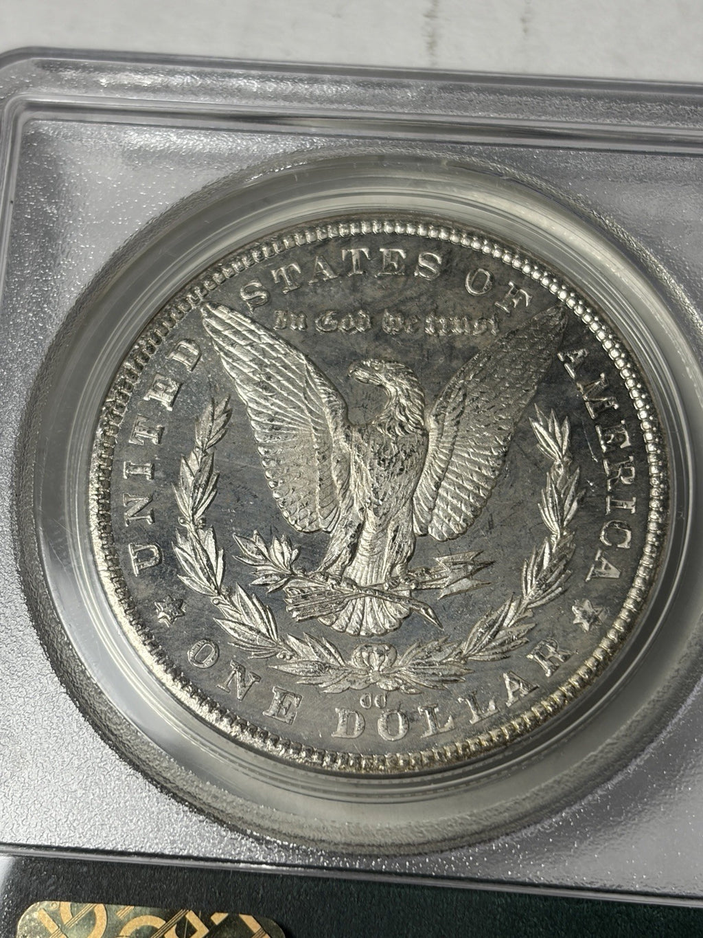 1881-CC PCGS MS63 DMPL Morgan Silver Dollar Old Green Holder