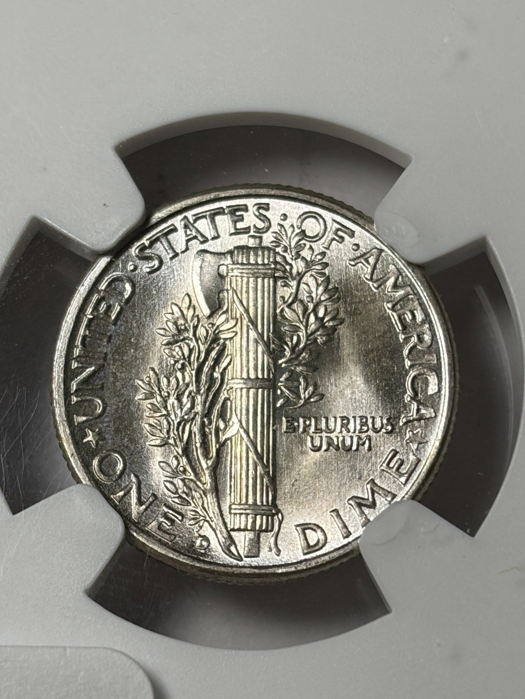 1943-D NGC MS68 FB Mercury Dime