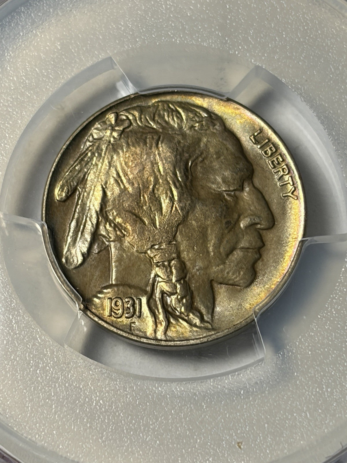 1931-S PCGS MS66+ CAC Buffalo Nickel Toned