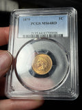 1879 PCGS MS64 RD Indian Head Cent