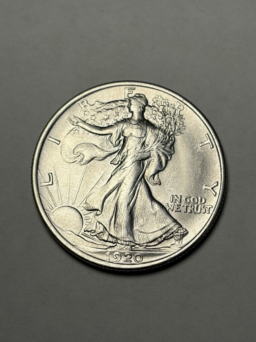 1920 Walking Liberty Half Dollar Details
