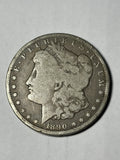 1890-CC Morgan Silver Dollar Details