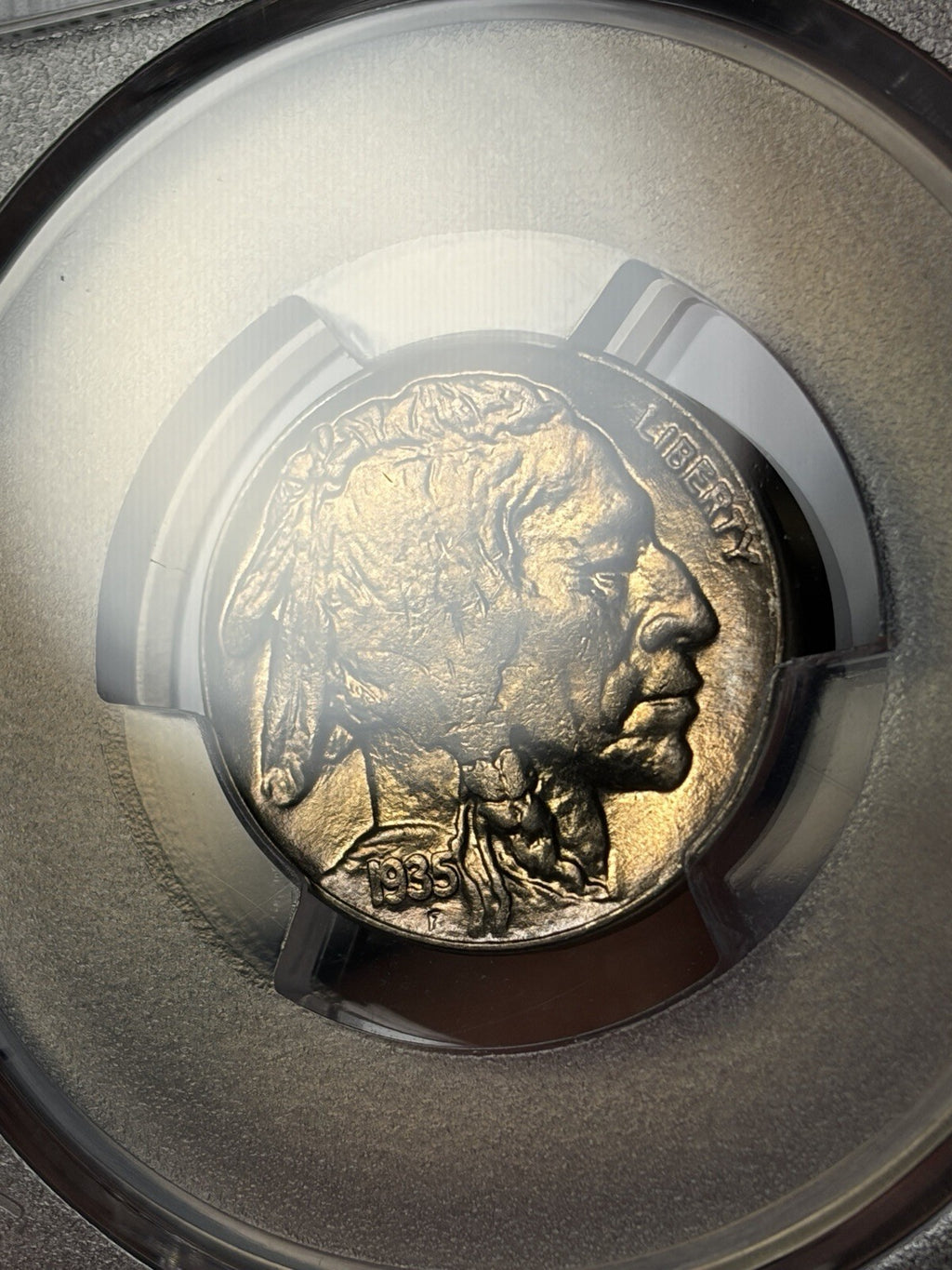 1935-D PCGS MS64 Buffalo Nickel Toned