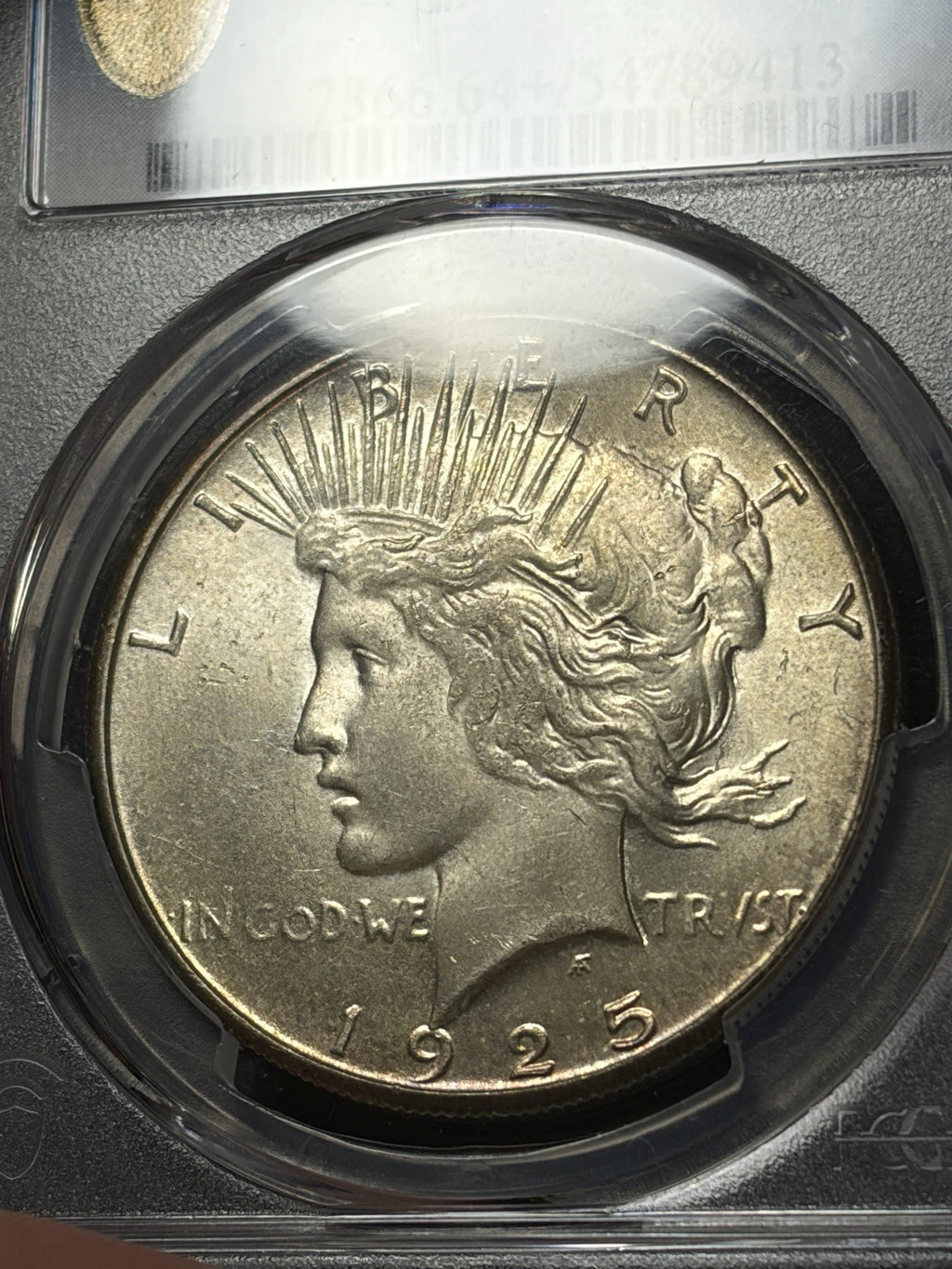 1925-S Peace Dollar PCGS MS64+ / ANACS MS65/65 Ex. Photograde
