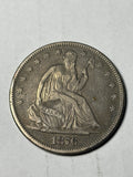 1876-S Seated Liberty Half Dollar Details