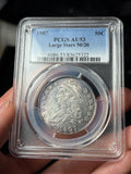 1807 PCGS AU53 Capped Bust Half Dollar Large Stars 50/20 Toned