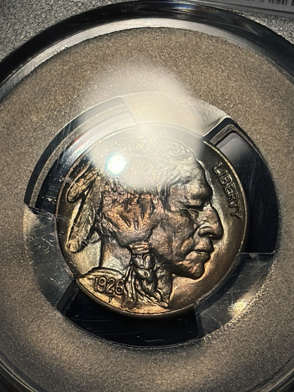 1926 PCGS MS67+ Buffalo Nickel Toned Registry Grade