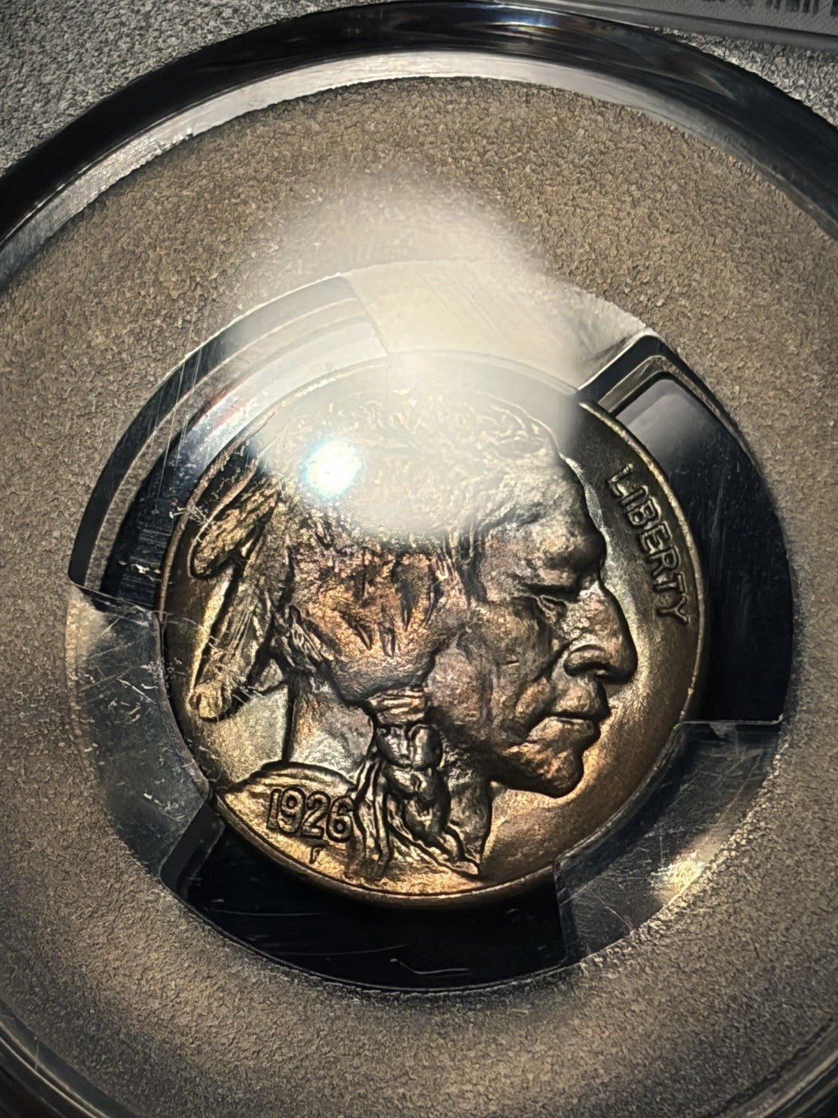 1926 PCGS MS67+ Buffalo Nickel Toned Registry Grade