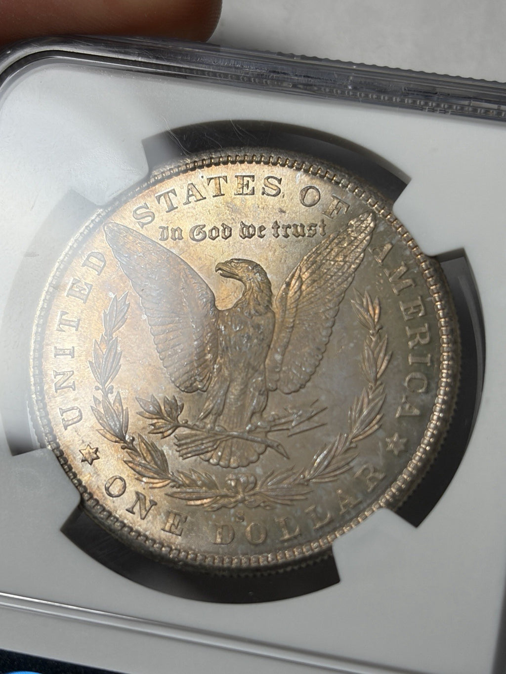 1880-S NGC MS66 Morgan Silver Dollar Toned