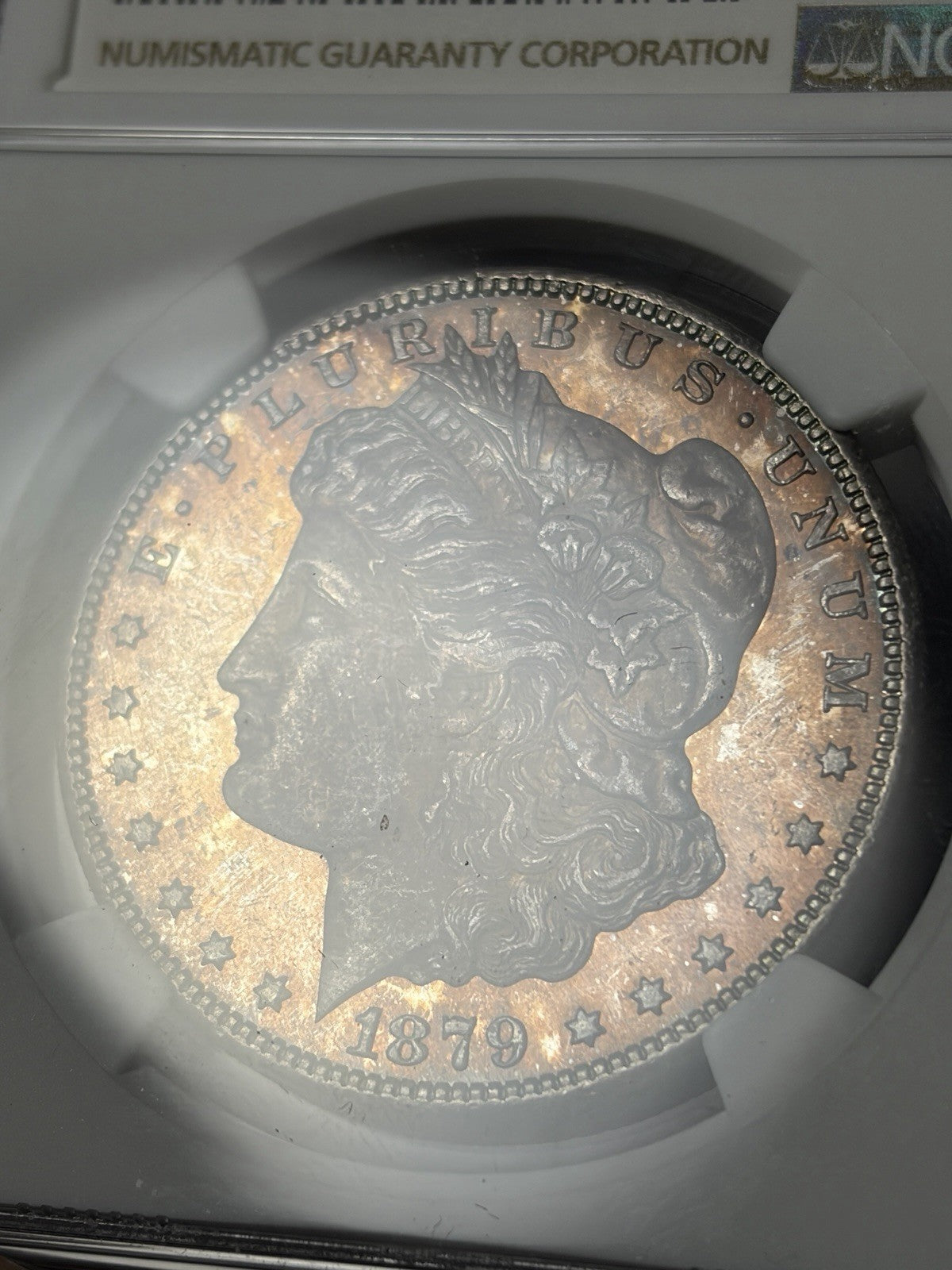 1879-S NGC MS65 Morgan Silver Dollar Toned