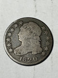 1820 Capped Bust Silver Dime
