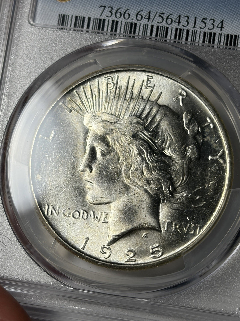 1925-S PCGS MS64 Peace Silver Dollar