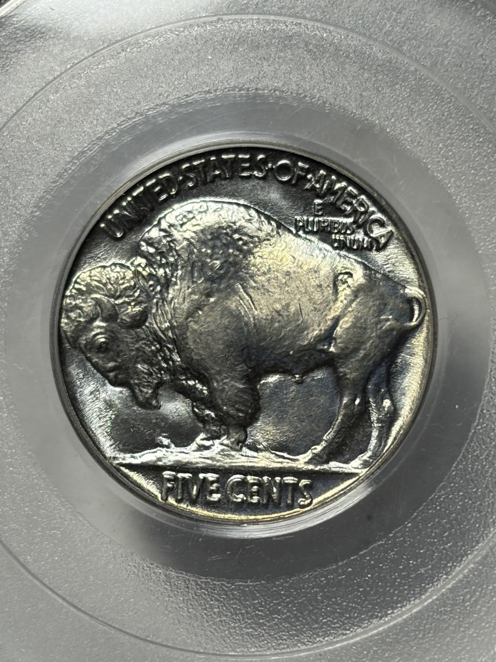 1937 PCGS MS66 GOLD CAC Buffalo Nickel Old Holder
