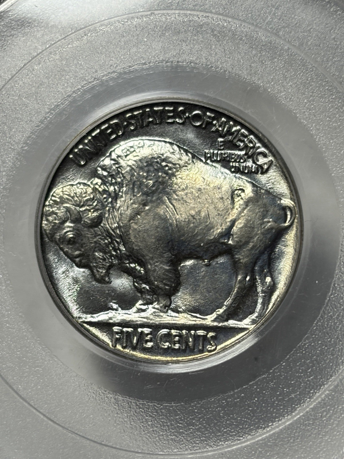 1937 PCGS MS66 GOLD CAC Buffalo Nickel Old Holder