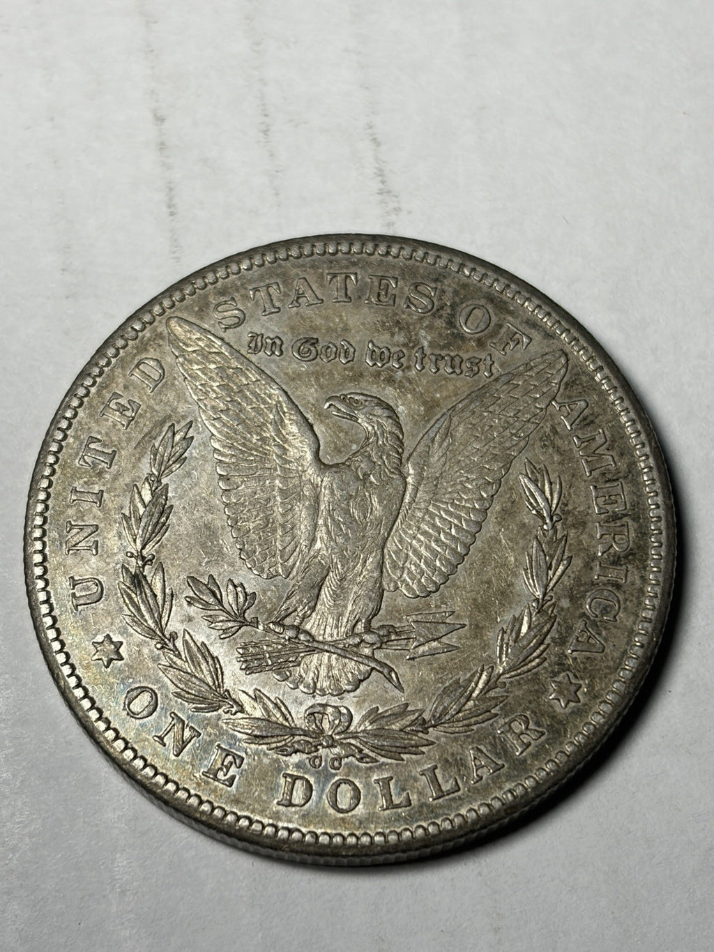 1878-CC Morgan Silver Dollar Toned