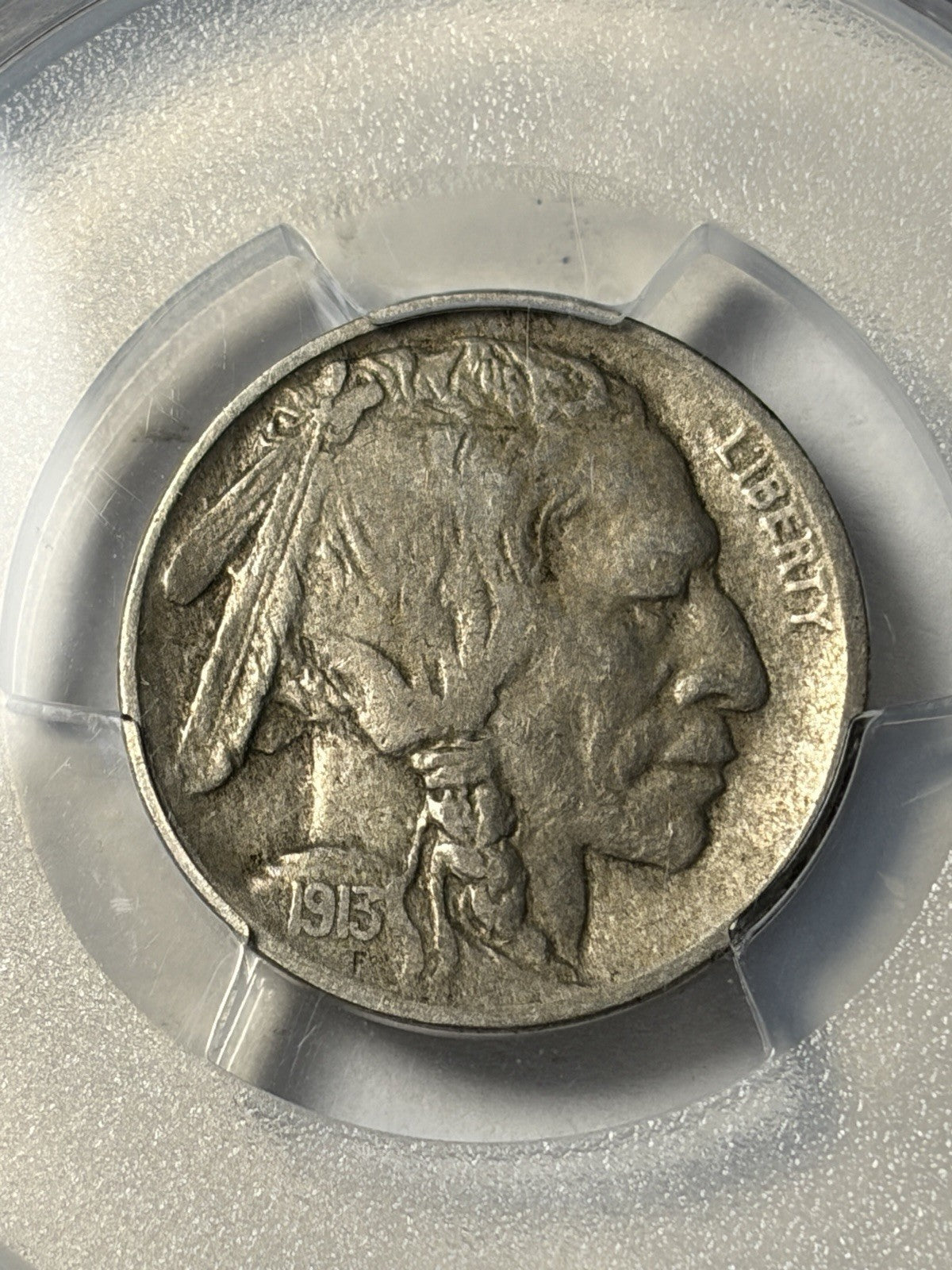 1913-D PCGS VF30 Type 2 Buffalo Nickel