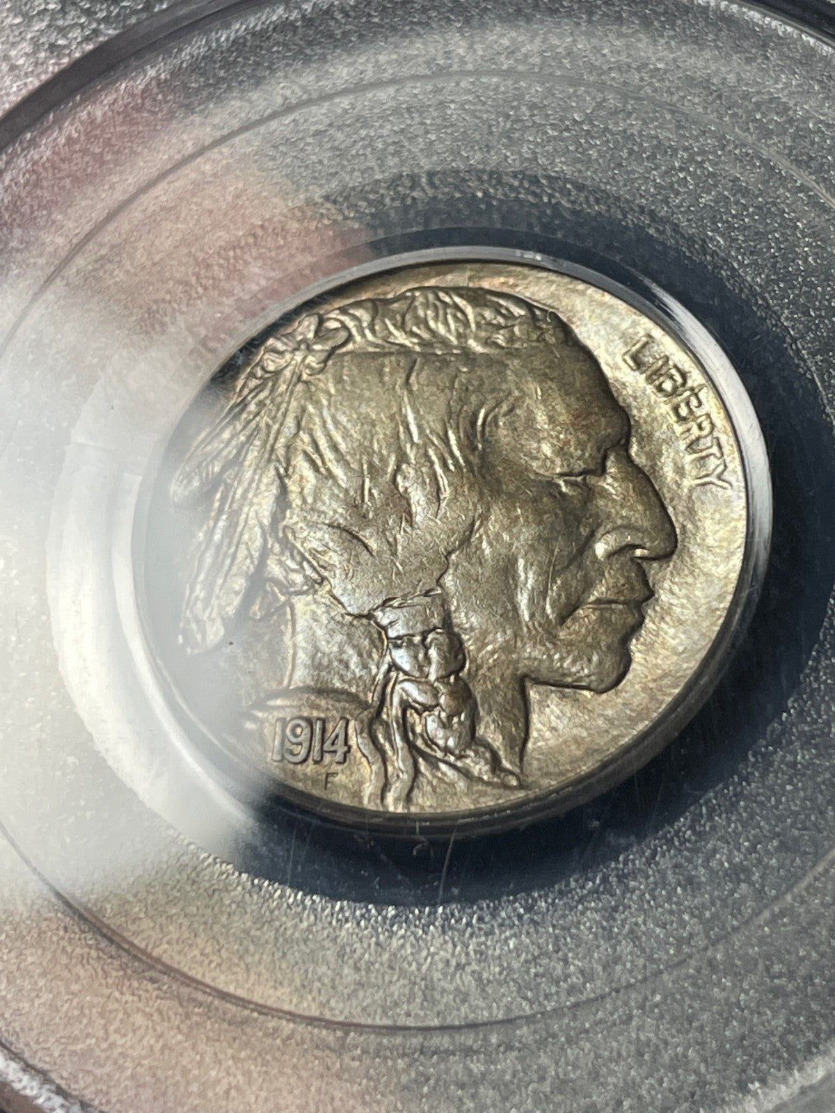 1914-S PCGS MS63 Buffalo Nickel Toned