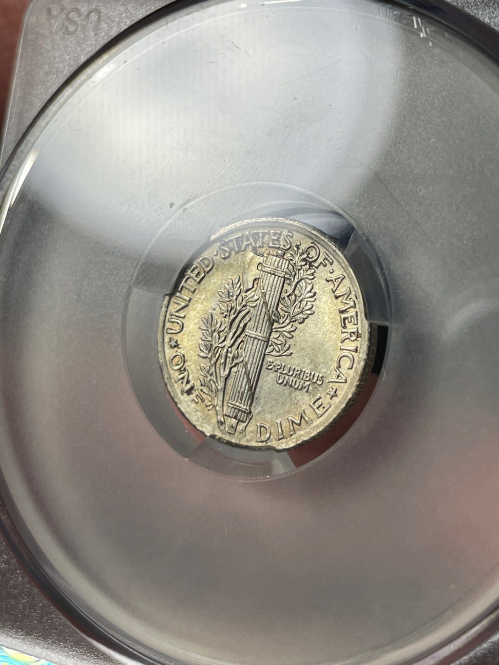 1923 CACG MS66 FB Mercury Silver Dime Nice Coin